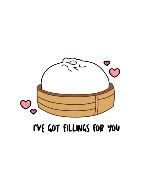 Dim Sum - I've Got Fillings For You! Hooded Sweatshirt